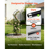 VEVOR Garden Trellis, 60 x 15 inch Rose Trellis, 4 Packs Garden Flower Rose Trellises with Powder-Coated Finish & Convenient Locking Design, Plant Support Trellises for Flowers, Vegetables, Roses
