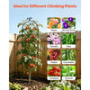 VEVOR Garden Trellis, 71 x 20 inch Rose Trellis, 4 Packs Garden Flower Rose Trellises with Powder-Coated Finish & Convenient Locking Design, Plant Support Trellises for Flowers, Vegetables, Roses
