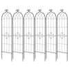 VEVOR Garden Trellis, 71 x 20 inch Rose Trellis, 6 Packs Garden Flower Rose Trellises with Powder-Coated Finish & Convenient Locking Design, Plant Support Trellises for Flowers, Vegetables, Roses