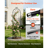 VEVOR Garden Trellis, 87 x 20 inch Rose Trellis, 4 Packs Garden Flower Rose Trellises with Powder-Coated Finish & Convenient Locking Design, Plant Support Trellises for Flowers, Vegetables, Roses