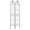 VEVOR Garden Trellis, 87 x 20 inch Rose Trellis, 2 Packs Garden Flower Rose Trellises with Powder-Coated Finish & Convenient Locking Design, Plant Support Trellises for Flowers, Vegetables, Roses