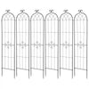 VEVOR Garden Trellis, 87 x 20 inch Rose Trellis, 6 Packs Garden Flower Rose Trellises with Powder-Coated Finish & Convenient Locking Design, Plant Support Trellises for Flowers, Vegetables, Roses
