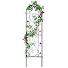 VEVOR Garden Trellis for Climbing Plants, 60 x 15 in, Rustproof Metal Garden Flower Trellis, Outdoor Climbing Rose Trellis Cucumbers Support, Decorative Tall Clematis Trellis for Courtyards Lawns