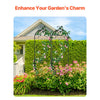 VEVOR Garden Trellis for Climbing Plants, 60 x 15 in, 2 Packs Rustproof Metal Garden Flower Trellis, Outdoor Climbing Rose Trellis Cucumbers Support, Decorative Clematis Trellis for Courtyards Lawns