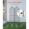 VEVOR Garden Trellis for Climbing Plants, 60 x 15 in, 2 Packs Rustproof Metal Garden Flower Trellis, Outdoor Climbing Rose Trellis Cucumbers Support, Decorative Clematis Trellis for Courtyards Lawns