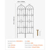 VEVOR Garden Trellis for Climbing Plants, 87 x 20 in, 2 Packs Rustproof Metal Garden Flower Trellis, Outdoor Climbing Rose Trellis Cucumbers Support, Decorative Clematis Trellis for Courtyards Lawns