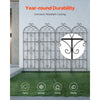 VEVOR Garden Trellis for Climbing Plants, 71 x 20 in, 4 Packs Rustproof Metal Garden Flower Trellis, Outdoor Climbing Rose Trellis Cucumbers Support, Decorative Clematis Trellis for Courtyards Lawns
