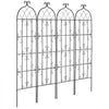 VEVOR Garden Trellis for Climbing Plants, 71 x 20 in, 4 Packs Rustproof Metal Garden Flower Trellis, Outdoor Climbing Rose Trellis Cucumbers Support, Decorative Clematis Trellis for Courtyards Lawns