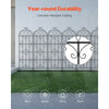 VEVOR Garden Trellis for Climbing Plants, 71 x 20 in, 6 Packs Rustproof Metal Garden Flower Trellis, Outdoor Climbing Rose Trellis Cucumbers Support, Decorative Clematis Trellis for Courtyards Lawns