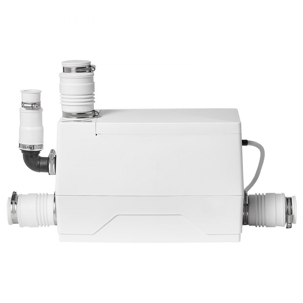 VEVOR Utility Sink Pump 350W 7200L/h Flow 26.2 ft / 8 m Head Drain Pump, Waste Water Disposal Machine with 3 Inlets, Portable & Powerful Performance, for Basement, Kitchen, Sink, Shower, Gray Water