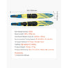 VEVOR 59" Water Skis, Adult Water Ski with X-7 Adjustable Horseshoe Bindings & Padded Rear Toe Plate, High-gloss UV Coating Waterskis  Combo for Adults Up to 300 lbs
