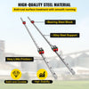 VEVOR Linear Rail HSR15-1500mm? 2pcs Linear Guideway Rail?4X Square Type Carriage Bearing Blocks?Linear Rail Support for 15mm Slotted Bearings