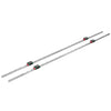 VEVOR Linear Rail HSR15-1500mm? 2pcs Linear Guideway Rail?4X Square Type Carriage Bearing Blocks?Linear Rail Support for 15mm Slotted Bearings