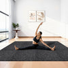 VEVOR Puzzle Exercise Mat, 12 PCS Fitness Equipment Mats, 24 x 24 x 0.4 in, High-Density EVA Foam Mats Set, Interlocking Rubber Soft Tiles, Protective Floor Padding with White Dots for Home Gym Office