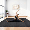 VEVOR Puzzle Exercise Mat, 12 PCS Fitness Equipment Mats, 24 x 24 x 0.56 in, High-Density EVA Foam Mats Set, Interlocking Rubber Soft Tiles, Protective Floor Padding with Gray Dots for Home Gym Office