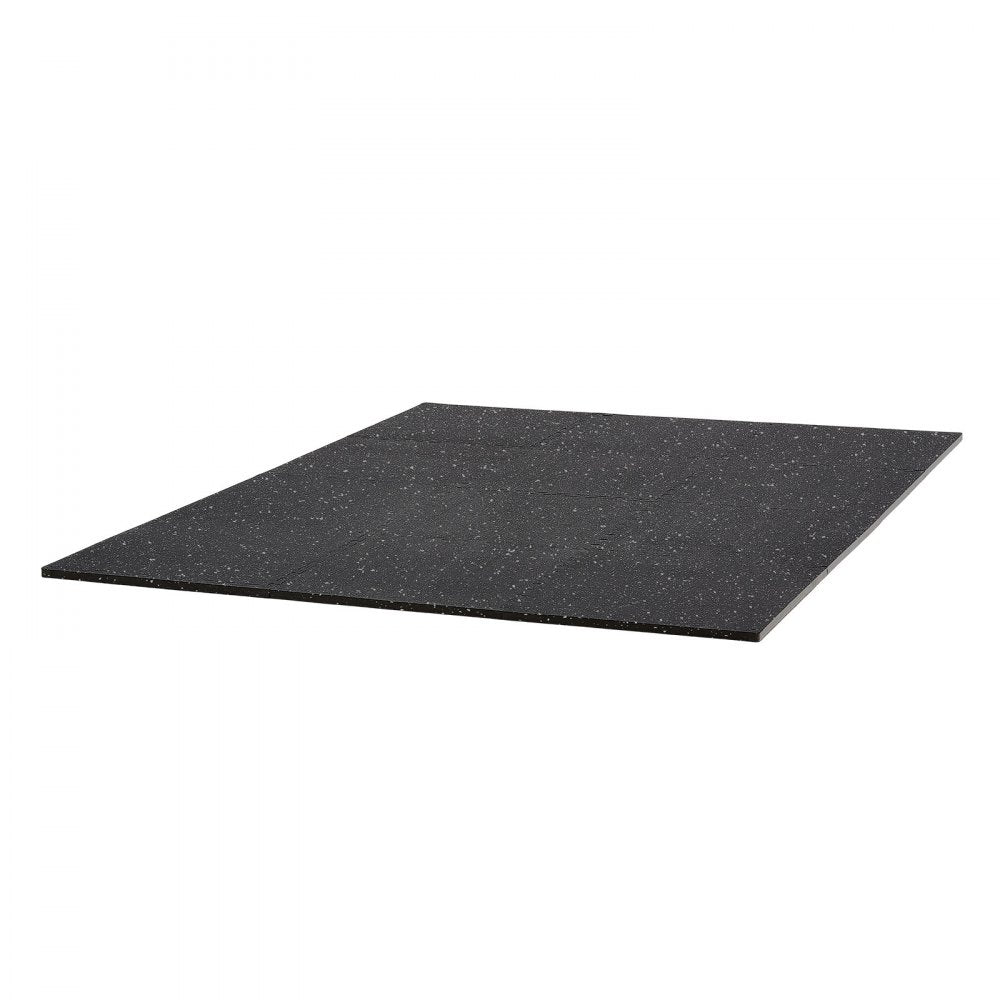 VEVOR Puzzle Exercise Mat, 12 PCS Fitness Equipment Mats, 24 x 24 x 0.79 in, High-Density EVA Foam Mats Set, Interlocking Rubber Soft Tiles, Protective Floor Padding with Gray Dots for Home Gym Office