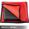 VEVOR 8 x 10 Ft Welding Blanket Black Fiberglass Blanket Portable Fiberglass Fire Retardant Blanket Welding Mat Welding Fireproof Thermal Resistant Insulation With Carry Bag