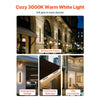 VEVOR Outdoor Wall Light, 23.6 Inch, Long Strip Modern Exterior Wall Sconce Light Fixtures, 3000K Warm White, IP65 Waterproof, Anti-Rust Outside Patio Wall Mount Lighting, for House, Porch, Garage