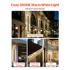 VEVOR Outdoor Wall Lights, 2 Pack, 39.4 Inch Long Strip Modern Exterior Wall Sconce Light Fixtures, 3000K Warm White, IP65 Waterproof Anti-Rust Outside Wall Mount Lighting, for House, Porch, Garage