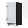 VEVOR Outdoor Beverage Refrigerator, 15 Inch Undercounter Drink Fridge, 304 Stainless Steel Door, 3.0 Cu. Ft, Hold 94 Cans, Powerful Cooling System, Built-in / Freestand Cooler, Home Bar & Patio