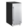 VEVOR Outdoor Beverage Refrigerator, 15 Inch Undercounter Drink Fridge, 304 Stainless Steel Door, 3.0 Cu. Ft, Hold 94 Cans, Powerful Cooling System, Built-in / Freestand Cooler, Home Bar & Patio