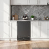 VEVOR Beverage Refrigerator, 24 Inch Under Counter Drink Fridge, Black, Hold 180 Cans, 5.0 Cu. Ft, Built-in / Freestand Cooler, Powerful Quiet Cooling System, 3 Shelves, Home Kitchen & Bar