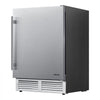 VEVOR Outdoor Beverage Refrigerator, 24 Inch Undercounter Drink Fridge, 304 Stainless Steel Door, 5.0 Cu. Ft, Hold 180 Cans, Powerful Cooling System, Built-in / Freestand Cooler, Home Bar & Patio