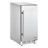 VEVOR Outdoor Beverage Refrigerator, 15 Inch Undercounter Drink Fridge, 304 Stainless Steel Body, 3.0 Cu. Ft, Hold 94 Cans, Powerful Cooling System, Built-in / Freestand Cooler, Home Bar & Patio