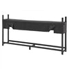 VEVOR Firewood Rack with Waterproof Cover 8ft 1/2 Cord Outdoor Wood Storage, for Fireplace Patio Deck, 2400 lbs Load Capacity Heavy Duty Fire Log Holder Stacker Stand, Metal Wood Pile Organizer, Black
