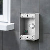 VEVOR Outdoor Electrical Box, 4.5 x 2.8 x 2 in, Weatherproof Outlet Junction Box, Suitable 1/2-Inch or 3/4-Inch Electrical Conduit, 18.3 Cu.In Large Capacity Plug Receptacle Protector, 4PCS, Gray