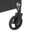 VEVOR 80 Quart Rolling Ice Chest Cart, with 2-Stage Telescopic Pull Handle and 2 Swivel Casters, Portable Table Beach Patio Party Bar Cold Drink Beverage, Outdoor Park Cart on Wheels, Black