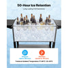 VEVOR 80QT rolling ice chest - 50-hour ice retention graphic