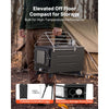 VEVOR Wood Stove Portable Wood Burning Camping Tent Stove Carbon Steel, for Outdoor Heating Cooking Drying, with Extended Chimney Pipes, Separate Ash Drawer, Heat-Resistant Glass Window, Gloves