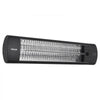 VEVOR Infrared Heater 1500W Electric Space Heater 3 Heat Settings Black, with Remote Control for Outdoor Use, 24 Hours Timer, Premium Aluminum Alloy, Even Warmth for Patios, Backyards, and Balconies