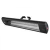 VEVOR Infrared Heater 1500W Electric Space Heater 3 Heat Settings Black, with Remote Control for Outdoor Use, 24 Hours Timer, Premium Aluminum Alloy, Even Warmth for Patios, Backyards, and Balconies