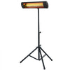 VEVOR Infrared Heater, 1500W Electric Space Heater with Remote Control, LED Screen w/ 3 Speeds & Timer, Outdoor/Outdoor for Patio,Porch,Dining Room,Studio