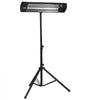 VEVOR Infrared Heater, 1500W Electric Space Heater with Remote Control, LED Screen w/ 3 Speeds & Timer, Outdoor/Outdoor for Patio,Porch,Dining Room,Studio