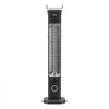 VEVOR Infrared Heater 1500W Electric Space Heater 8 Heat Settings Black, with Remote Control for Outdoor Use, 8H Timer, Overheat Protection, Cold-Rolled Steel, for Patios, Backyards, and Balconies