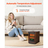 VEVOR Infrared Heater, 1500W Electric Space Heater with Remote Control, LED Screen & 24H Timer, Multiple Temperature Adjustable for Patio Bedroom,Living Room,Studio,Dining Room