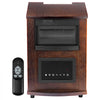 VEVOR Infrared Heater, 1500W Electric Space Heater with Remote Control, LED Screen & 24H Timer, Multiple Temperature Adjustable for Patio Bedroom,Living Room,Studio,Dining Room