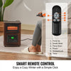 VEVOR Infrared Heater, 1500W Remote Control Electric Space Heater, LED Patio Heater w/ 3 Speeds & Timer & Overheat/Tip-Over Protection & Child Lock, for Bedroom,Living Room,Nursery,Studio,MDF