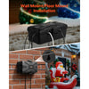 VEVOR Outdoor Electrical Box Waterproof, 9.4 x 4.3 x 2.8 in, IP54 Weatherproof Extension Cord Cover, Large Outlet Connection Box Plug Protector with 6 Cable Entry, for Power Strip, Holiday Light Decor