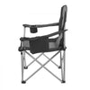 VEVOR Oversized Camping Chairs, 450 lbs Heavy Duty Support, Portable Folding Camp Chairs with Padded Backrest & Armrests, Cup Holder & Side Pocket, Cooler Bag, Carry Bags for Outdoor, Fishing, 2 Pack