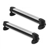 VEVOR Ski & Snowboard Roof Rack, Carry up to 6 Pairs of Skis or 4 Snowboards, 2 PCS Aluminum Universal Car Roof Rack Top Holder with Lock and Rubber Padding for Fishing Pole Rod, Fit Most Crossbars