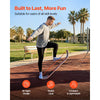 VEVOR Balance Board, Wobble Board Trainer for Adults, Premium Wooden Curved Balance Training Equipment, Compact & Lightweight for Core Workouts, Standing Desk Exercise, Home Gym, Yoga, Black & Orange