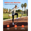 VEVOR Balance Board, Wobble Board Trainer for Adults, Premium Wooden Curved Balance Training Equipment, Compact & Lightweight for Core Workouts, Standing Desk Exercise, Home Gym, Yoga & More, Orange