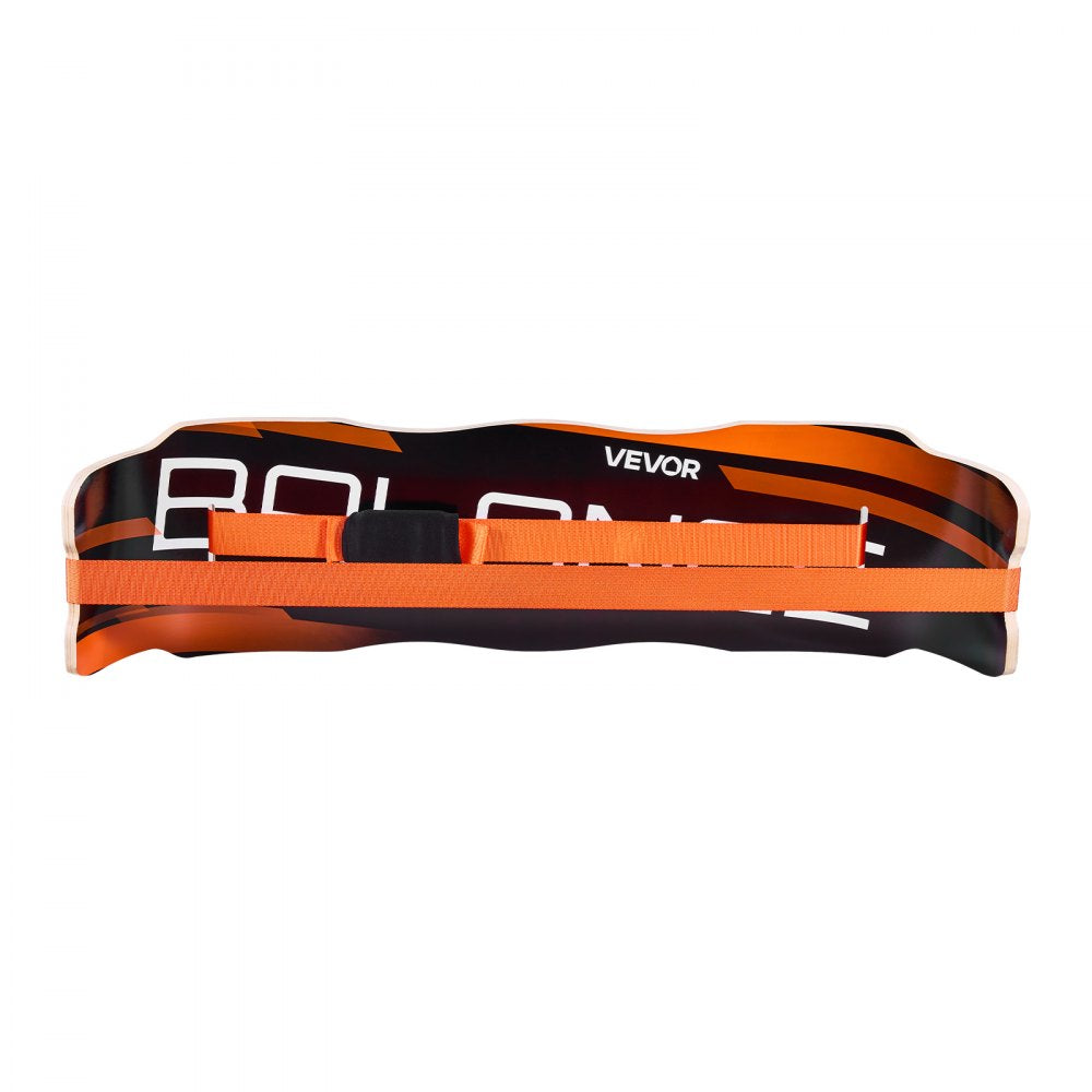 VEVOR Balance Board, Wobble Board Trainer for Adults, Premium Wooden Curved Balance Training Equipment, Compact & Lightweight for Core Workouts, Standing Desk Exercise, Home Gym, Yoga & More, Orange