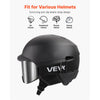 VEVOR Frameless Ski Goggles, Magnet Cylindrical Lens with Silver Mirror Revo Coating, OTG Anti fog Snow Goggles for Men Women, TPU Frame & Ventilation Structure, Fit for Skiing, Skating, Snowboarding