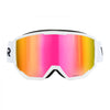 VEVOR Ski Goggles, Cylindrical Lens with Pink Revo Coating, OTG Anti fog Snow Goggles for Men Women Youth, TPU Frame & Ventilation Structure, Suitable for Skiing, Skating, Snowboarding, Cycling