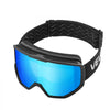 VEVOR Ski Goggles, Cylindrical Lens with Ice Blue Revo Coating, OTG Anti fog Snow Goggles for Men Women Youth, TPU Frame & Ventilation Structure, Suitable for Skiing, Skating, Snowboarding, Cycling